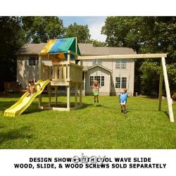DIY Wrangler Custom Outdoor Playset Hardware Kit with Backyard Swing Set Accesso