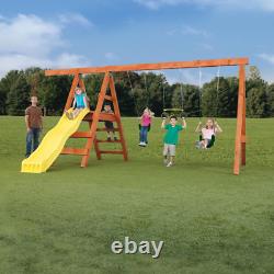 Do It Yourself Outdoor Playground Kit Custom Play Set with Swing Set Accessories