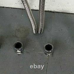 Early 48 In Heater Hose Kit SS easy diy a b stainless hot rod custom polished