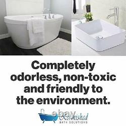 Ekopel 2K Bathtub Refinishing Kit Odorless DIY Sink and Tub Reglazing white