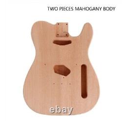 Electric Guitar Kit 22 Frets Roasted maple neck Fingerboard Mahogany Body DIY