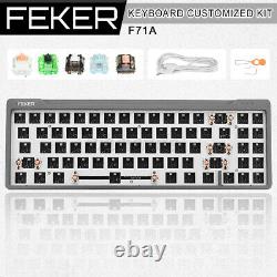 FEKER Hot Swap 70% Custom Mechanical Keyboard Kit 3/5pin Holy Panda Stabilizer
