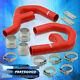 For 06-10 Volkswagen GTI MkV 2.0T Turbo Intercooler Piping Kit with Red Couplers