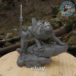 He-Man Masters Of The Universe Battle Cat Figure Custom Resin Model Kit DIY