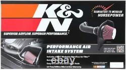 K&N 57-3070 Cold Air Induction Kit For 2009-2014 Chevy/GMC/Cadillac New USA