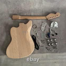 Kit DIY Custom Elelctric Guitar Solid Body SS Pickup Basswood Body 6 String