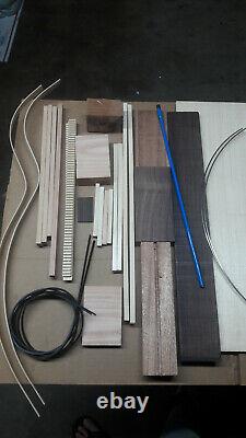 Koa-Hawaiin Guitar Kit Acoustic OM- DIY Handcraft Custom Spruce top Solid Wood