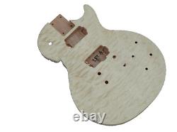 LP Standard Style DIY Guitar Kit with Quilted Maple Top custom 6-string Warranty