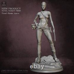 Lara Croft Tomb Raider SFW Custom Model Resin Kit DIY Unpainted Statue Nice New