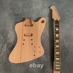 Ledux Unfinished Electric Guitar, Guitar Kits, DIY Guitar For Firebird Replacement