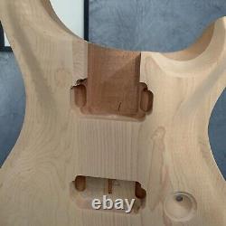 Ledux Unfinished Electric Guitar, Guitar Kits, DIY Guitar, Solid Maple Top