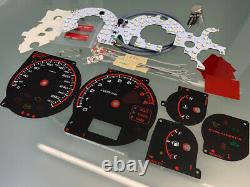 Mitsubishi Lancer EVO 7 8 9 dials and LED conversion kit DIY + FB guide