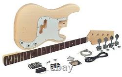 NEW Saga PB-10 Electric Bass Guitar Kit Custom Builder Luthier DIY Project