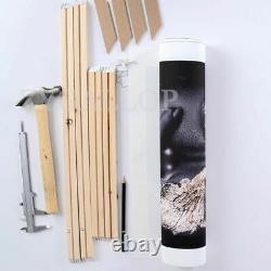 Natural Pine Wood Frame for Canvas Paintings Custom Photo Frame Kit DIY Diamond
