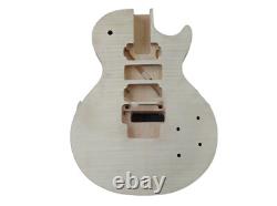 New LP style design DIY Handmade Electric Guitar kit 6-string H H pickup custom