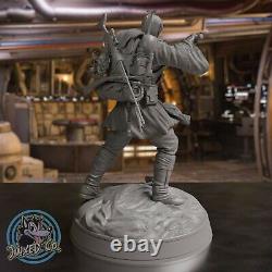 Obi Wan Kenobi Jedi Master 14.5 Custom Resin Model Kit DIY Paint Statue