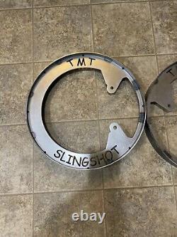 POLARIS SLINGSHOT RED Wheel Rings DIY Kit With Leds WITH Custom Wording