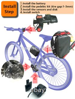 Pedelec DIY KIT (booster+controller without battery) Change your bicycle into e