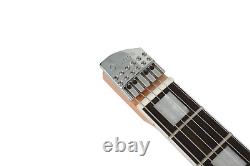 Portable & Custom- Headless Electric Guitar LP Style DIY Kit Full Warranty
