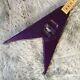 Purple JRV Unfinished DIY BC Electric Guitar Kit Maple Fretoard Diamond Inlay