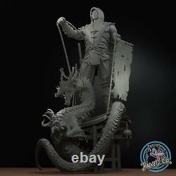 Scorpion 16 Mortal Kombat Dragon Diorama Figure Custom Resin Model Kit DIY