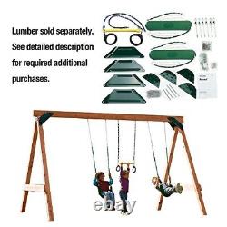 Scout Custom DIY Play Set Hardware Kit (wood not included) Brown