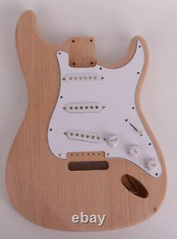 Semi-finished Roasted maple neck mahogany Body 22 Frets Electric Guitar Kit DIY