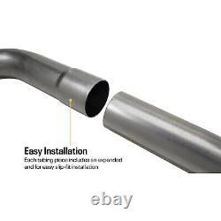 Speedway 2.25 Mild Steel DIY Custom Mandrel Exhaust Pipe Bend Kit with Mufflers