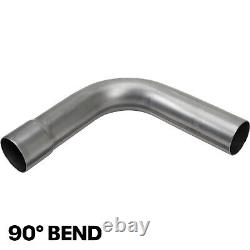 Speedway 2.5 Mild Steel DIY Custom Mandrel Exhaust Pipe Bend Kit with Mufflers