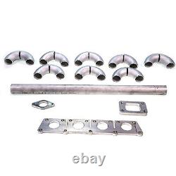 Squirrelly Ram Style T3 Turbo Manifold DIY Kit with 38mm Flange for VW & AUDI 1.8T