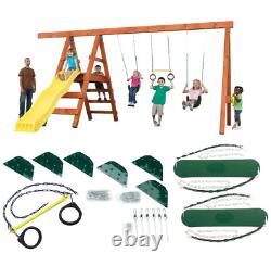 Swing Set Kit DIY Pioneer Custom Backyard with Swings and Playset Accessories