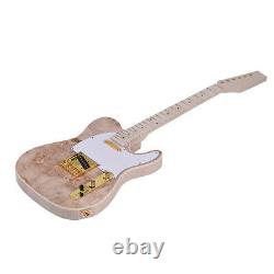 TL Style Unfinished Electric Guitar DIY Kit Basswood Body Maple Neck US STOCK