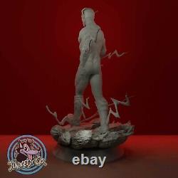 The Flash Barry Allen 13.4 Diorama Figure Custom Resin Model Kit DIY