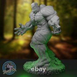 The Incredible Hulk 13.9 Diorama Custom Resin Model Kit DIY Paint