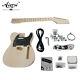 Unfinished Custom DIY TL Style Basswood Electric Guitar Kits with All Hardwares