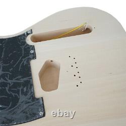 Unfinished Custom DIY TL Style Basswood Electric Guitar Kits with All Hardwares