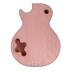 Unfinished DIY Electric Guitar Kit Binding Flame Maple Top FREE SHIPPING Archtop
