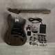 Unfinished DIY ST Zebra Wood Top Electric Guitar Build on Own Kit S-S-S Pickups