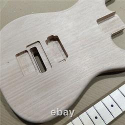Unfinished Electric Guitar Kit Guitar Neck And Body DIY Parts