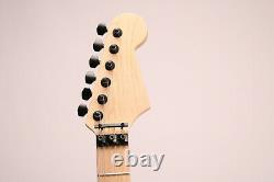 Unfinished Electric Guitar Kits Alder(Basswood) Body Canada Maple DIY Guitar