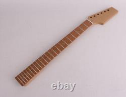 Unfinished Electric guitar Roasted maple neck 22 Frets Mahogany body Kit DIY