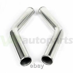 Universal 3 in 8pcs Turbo Intercooler Pipe kit + Host Clamp Silicone 76mm