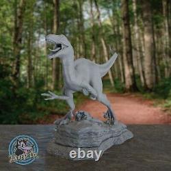 Velociraptor Jurassic Park 12.9 Diorama Figure Custom Resin Model Kit DIY