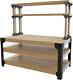 Workbench Table Kit DIY Bench Custom Storage Wooden Shelf Garage Shop Workshop