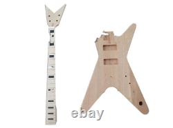 X Style DIY Electric Bass Kit, Customized factory 4 strings bass kits H H pickup